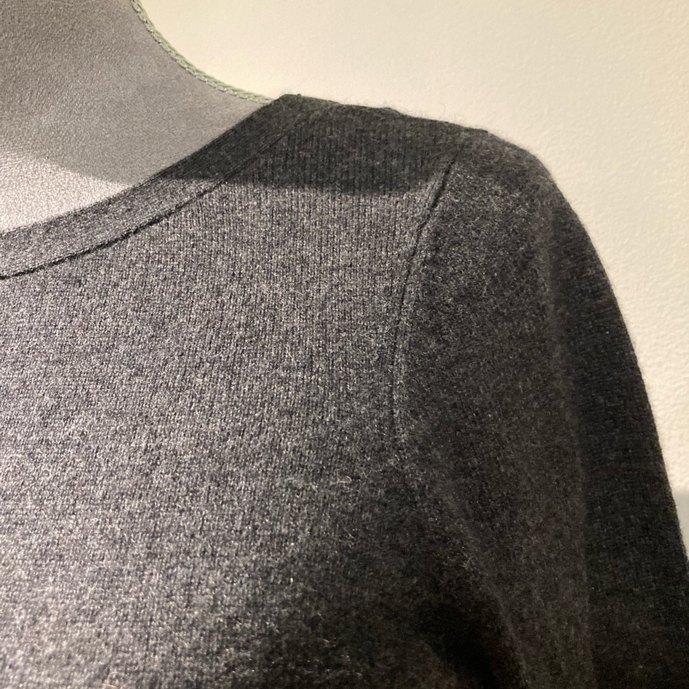 J McLaughlin dark gray cashmere sweater dress, size small - Picture 4 of 6
